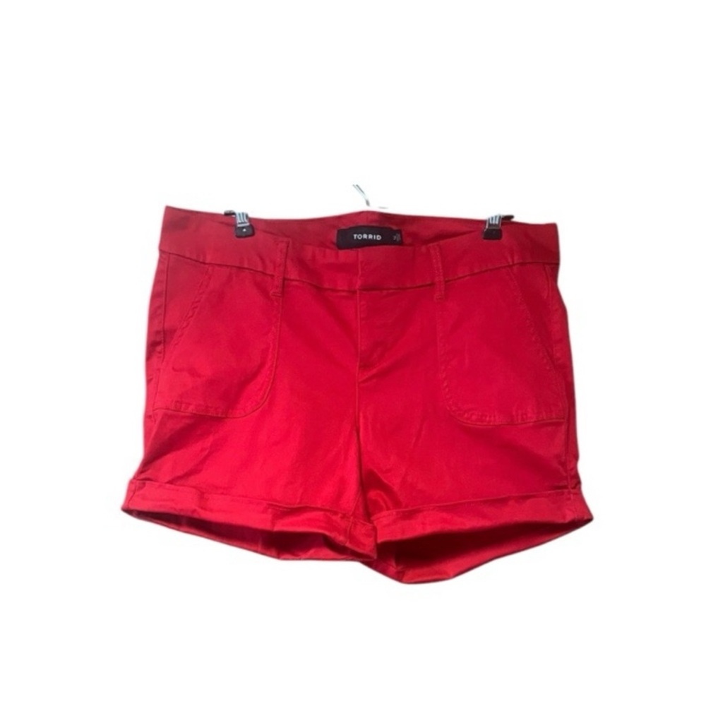 Torrid Red Women's Shorts EUC size 12